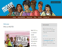 Tablet Screenshot of incite-national.org